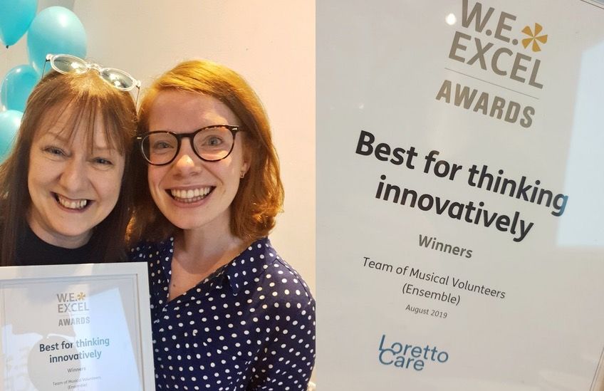 Ensemble volunteers win staff award