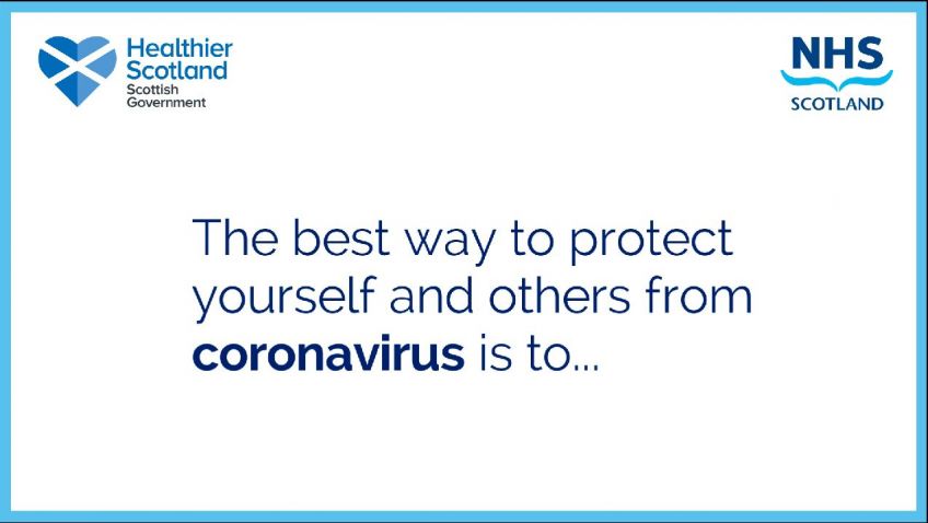 Coronavirus advice video image